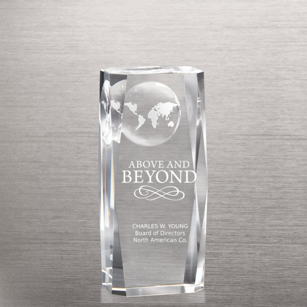 View larger image of Beveled-Edge Globe Impression Trophy